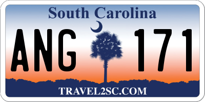 SC license plate ANG171