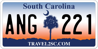 SC license plate ANG221