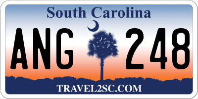 SC license plate ANG248