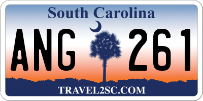 SC license plate ANG261