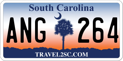 SC license plate ANG264
