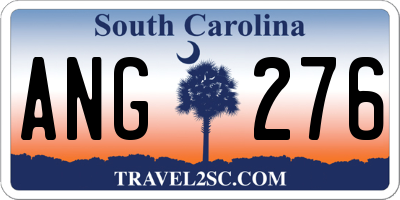 SC license plate ANG276