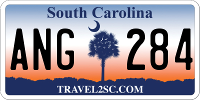SC license plate ANG284