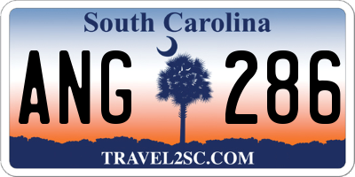 SC license plate ANG286