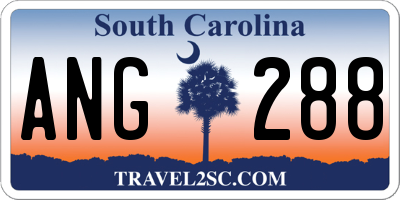 SC license plate ANG288