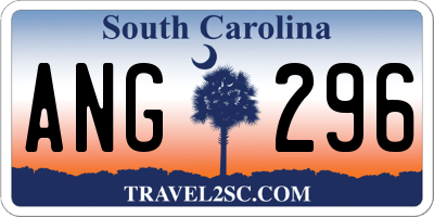 SC license plate ANG296
