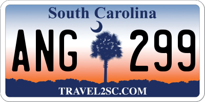 SC license plate ANG299