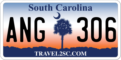 SC license plate ANG306