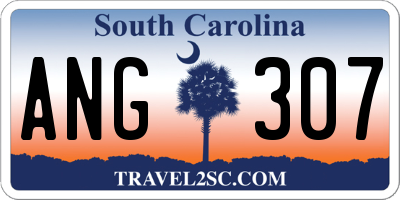 SC license plate ANG307