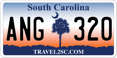 SC license plate ANG320