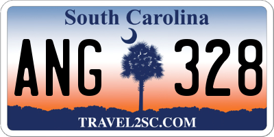 SC license plate ANG328