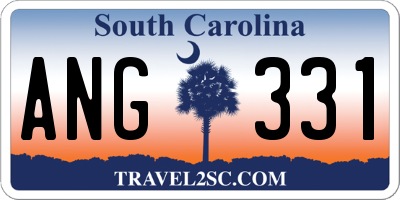 SC license plate ANG331