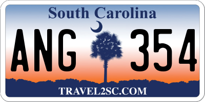 SC license plate ANG354