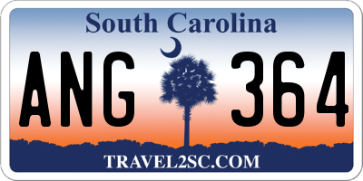 SC license plate ANG364