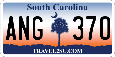 SC license plate ANG370