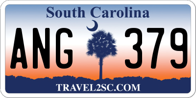 SC license plate ANG379