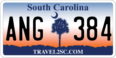SC license plate ANG384