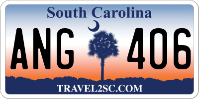 SC license plate ANG406