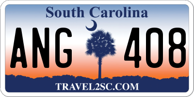 SC license plate ANG408