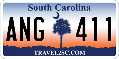 SC license plate ANG411