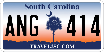 SC license plate ANG414