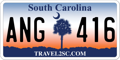 SC license plate ANG416