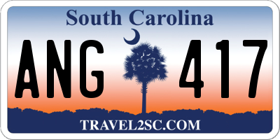 SC license plate ANG417