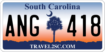 SC license plate ANG418