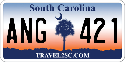SC license plate ANG421