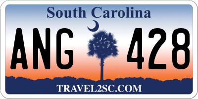 SC license plate ANG428
