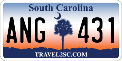 SC license plate ANG431