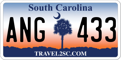 SC license plate ANG433