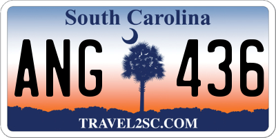 SC license plate ANG436