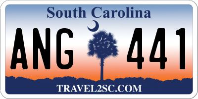 SC license plate ANG441
