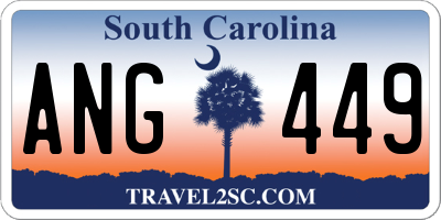 SC license plate ANG449