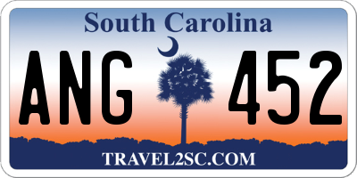 SC license plate ANG452