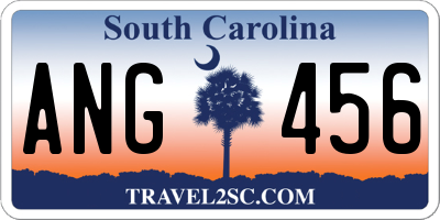 SC license plate ANG456