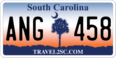 SC license plate ANG458