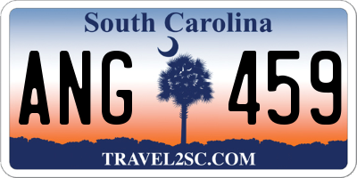 SC license plate ANG459