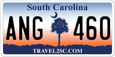 SC license plate ANG460
