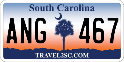 SC license plate ANG467