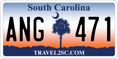 SC license plate ANG471