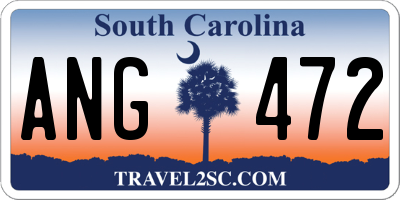 SC license plate ANG472