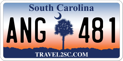 SC license plate ANG481