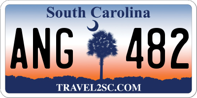 SC license plate ANG482