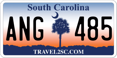 SC license plate ANG485