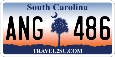 SC license plate ANG486