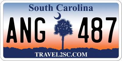 SC license plate ANG487
