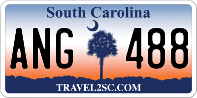 SC license plate ANG488