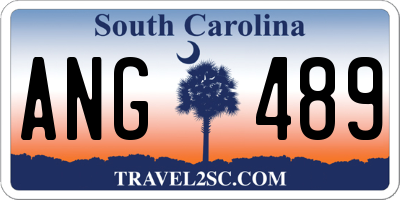 SC license plate ANG489